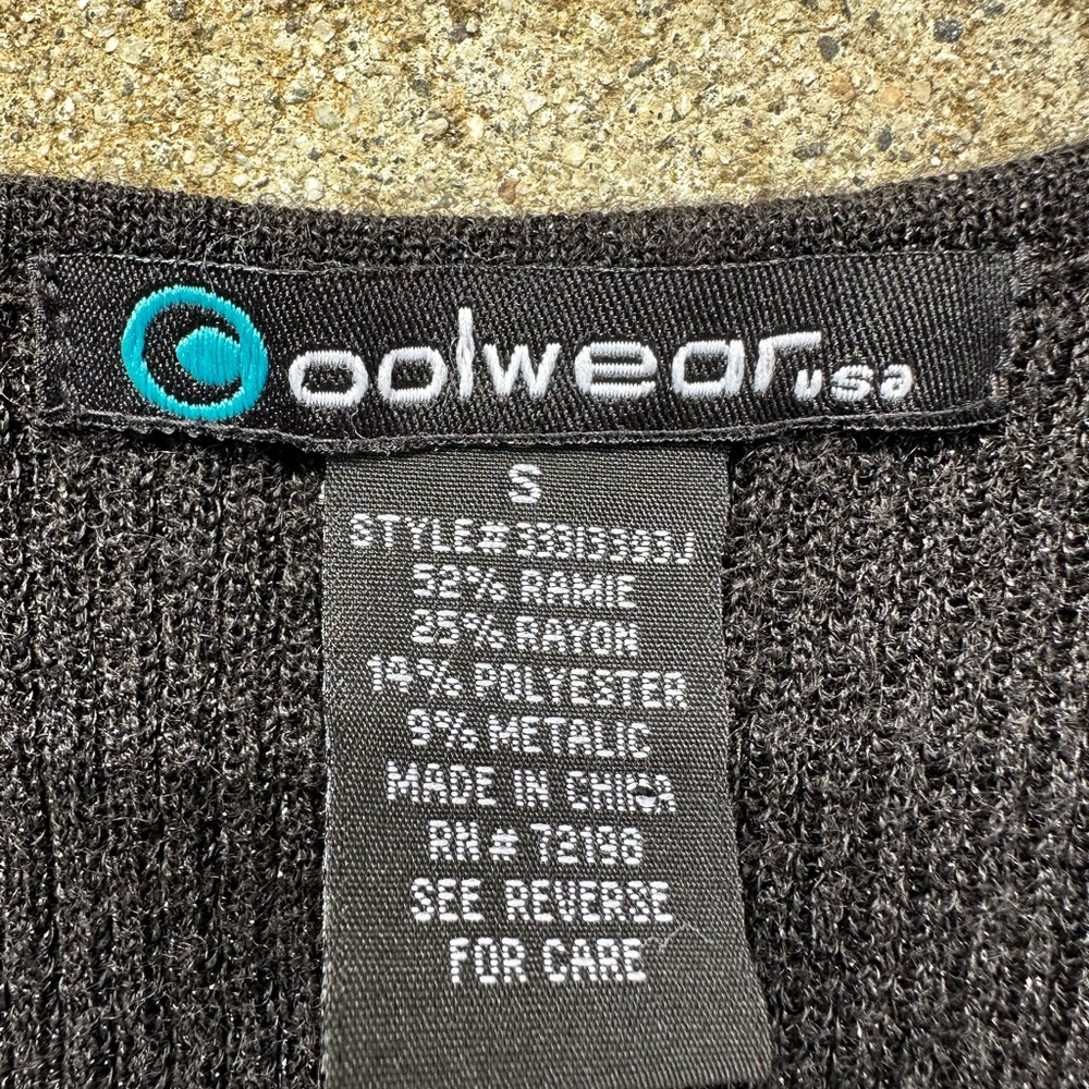 Cool Wear USA Tank - vintage black tank